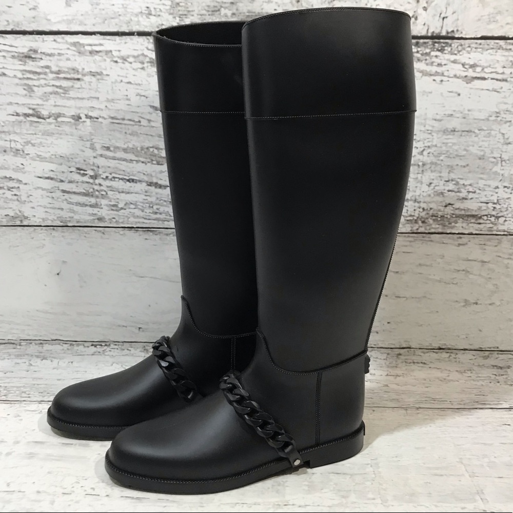Givenchy rubber rain boots, size 41